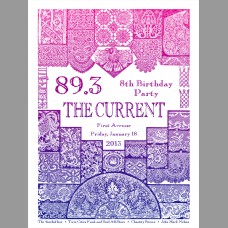 89.3 The Current: 8th Birthday Party Night One Show Poster, Chainsawhands 