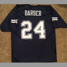 Marian Barber III: Dallas Cowboys NFL Vintage Blue Replica Jersey, Size Large