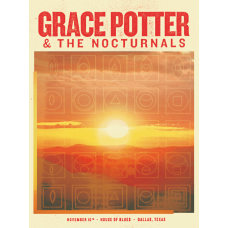 Grace Potter And The Nocturnals: Dallas, TX Show Poster, Hamline