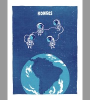 Kongos: South America Themed Tour Poster, Unitus 17