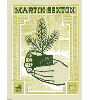 Martin Sexton: Winter Tour Poster, 2014 Hamline