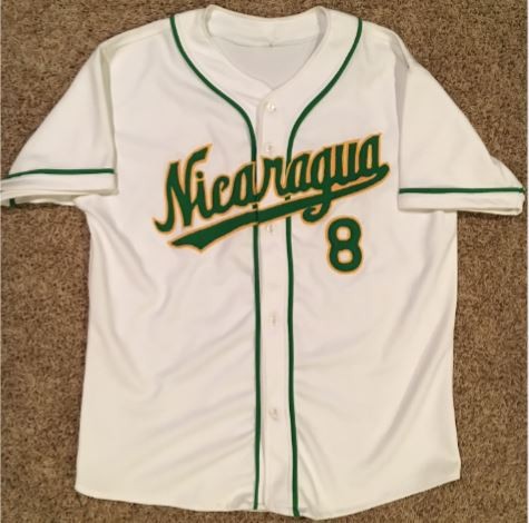 white and green jersey