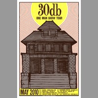 30db: One Man Show Tour Poster, 2010 Hosman 