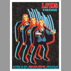 Lotus: Portland, OR Halloween Show Poster, Hosman