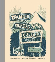 Trampled By Turtles: Denver Show Poster, 2010 Unitus