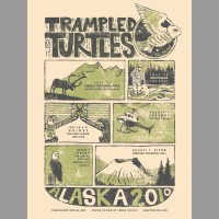 Trampled By Turtles: Alaska Tour Poster, 2010 Unitus