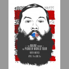 The Maine: Pioneer World Tour Poster, 2012 Unitus