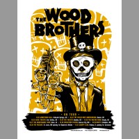The Wood Brothers: Fall Tour Poster, 2010 Unitus