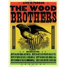 The Wood Brothers: Winter Tour Poster, 2012 Hamline