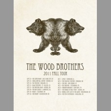 The Wood Brothers: Fall Tour Poster II, 2012 Shaw