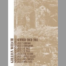 Gillian Welch: Summer Tour Poster, 2014 Quinine