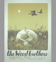 The Wood Brothers: Summer Tour Poster, 2013 Santora